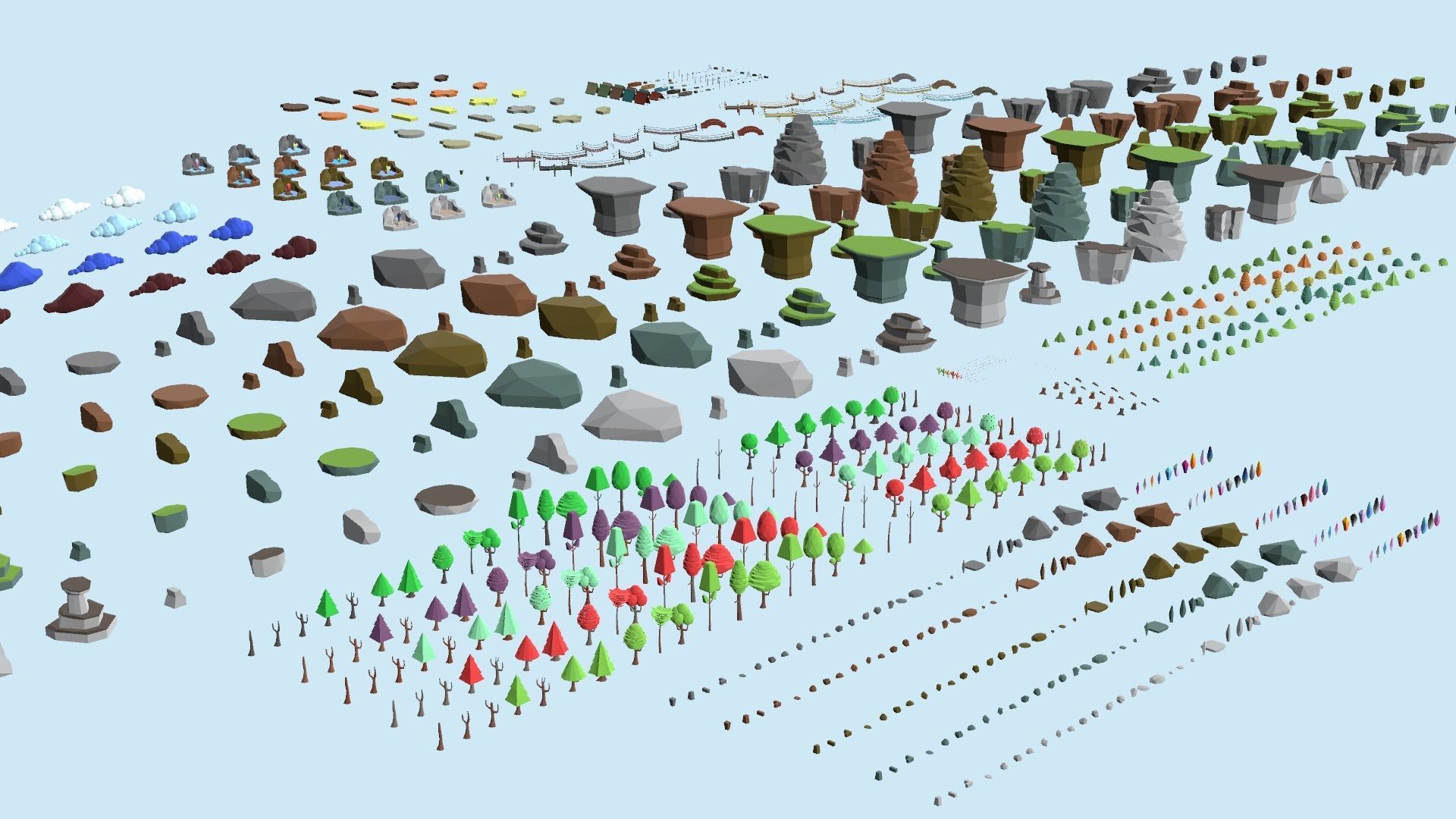 Ultimate Forest Pack Low-poly 3D model_14