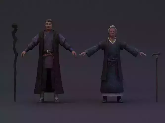 Ancient Asians people  Older people