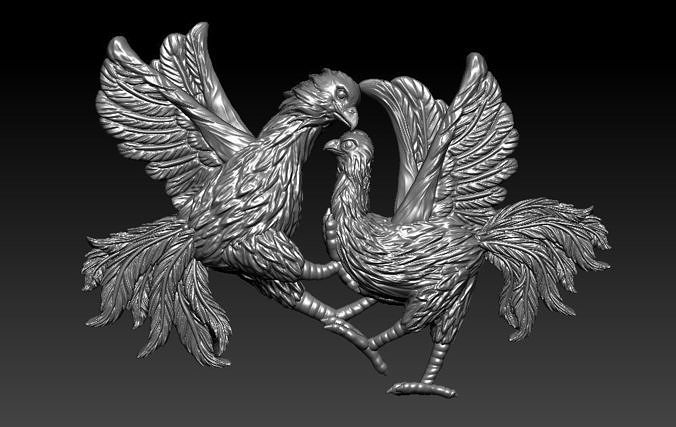 Love Bird Pendant 3D print model
