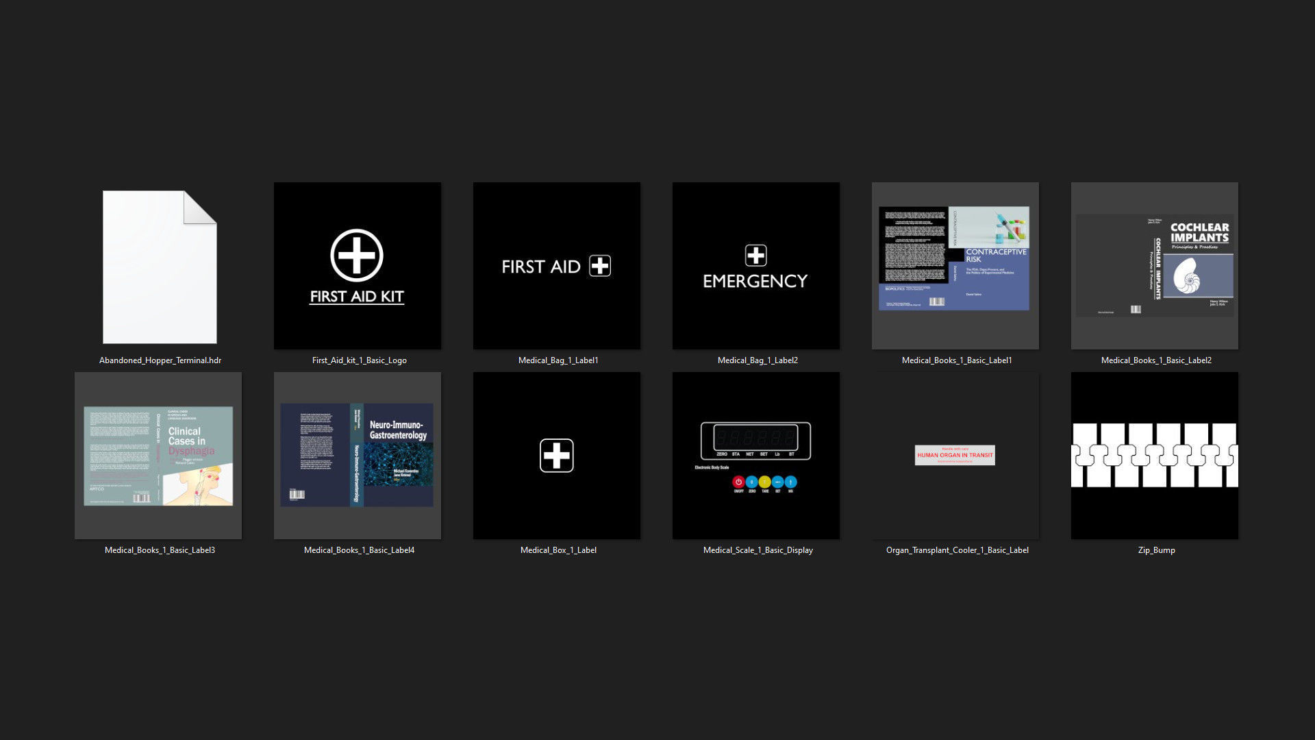 Hospital Props Collection 2 Basic _39