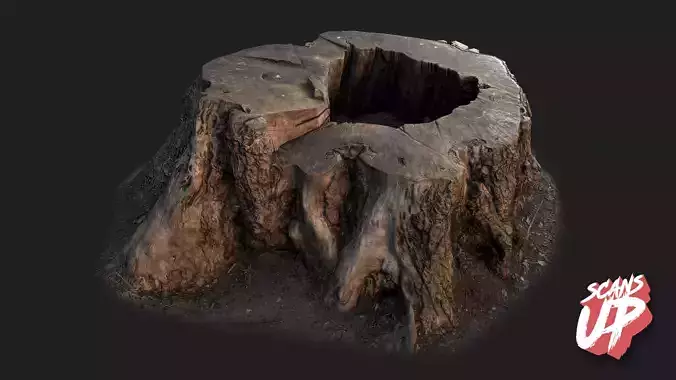 Tree Stump 01 - Stonelake3D
