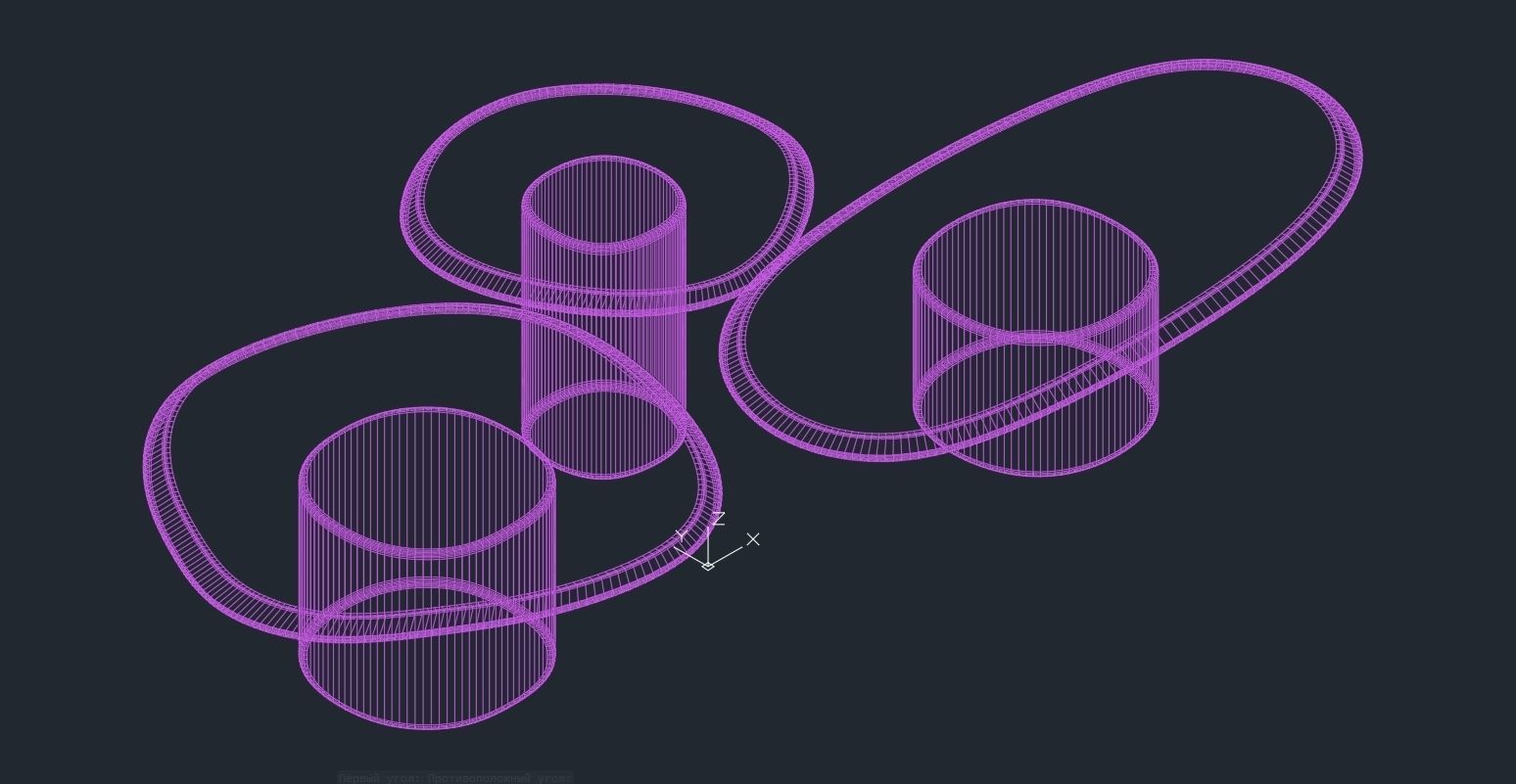 Carpanese Home Pebble Coffee Table Rising Collection Low-poly 3D model_5