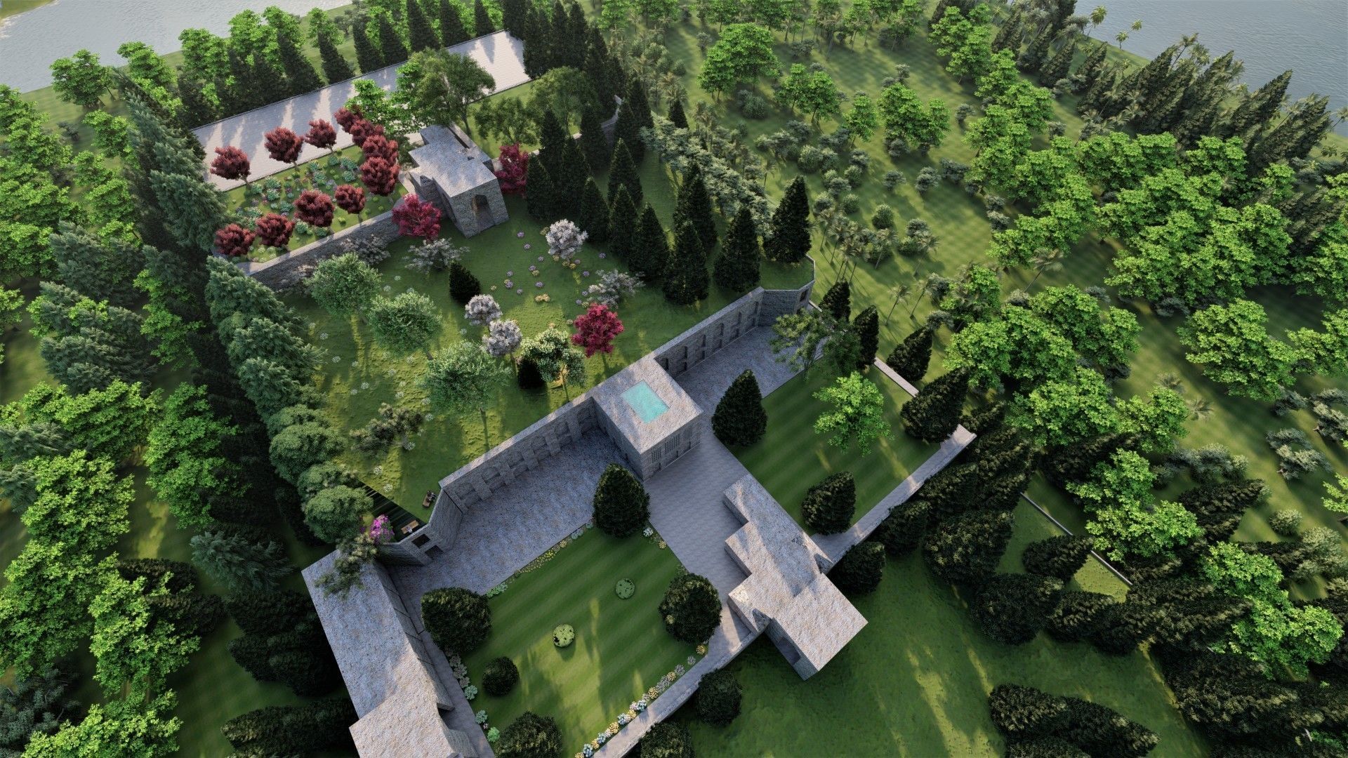 PARI MAHAL ANCIENT ARCHITECTURAL MODEL 3D model_3