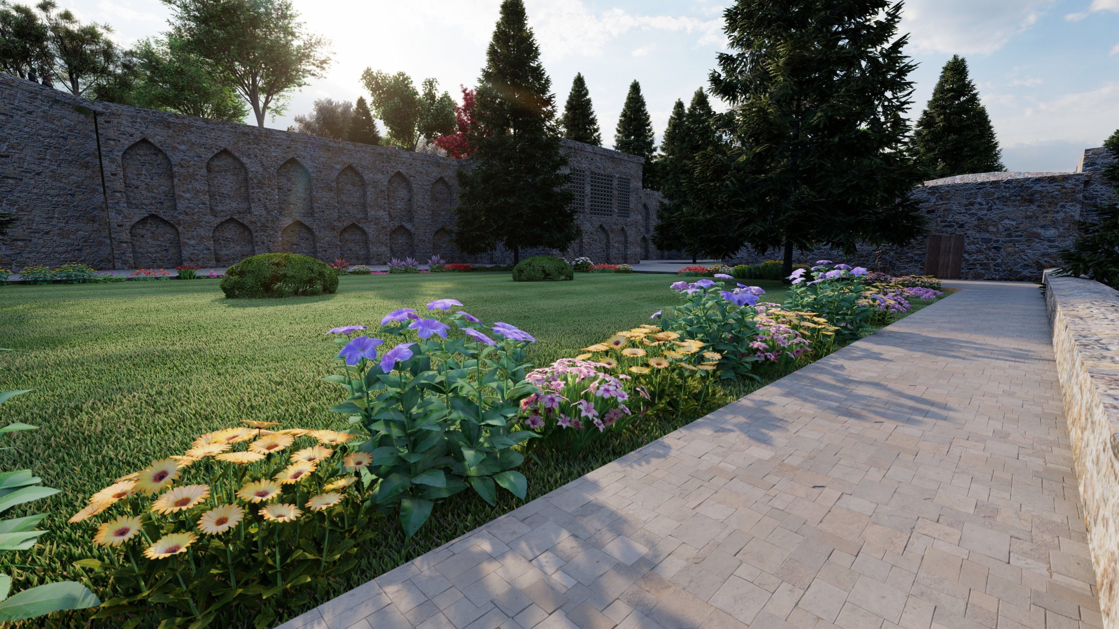 PARI MAHAL ANCIENT ARCHITECTURAL MODEL 3D model_4