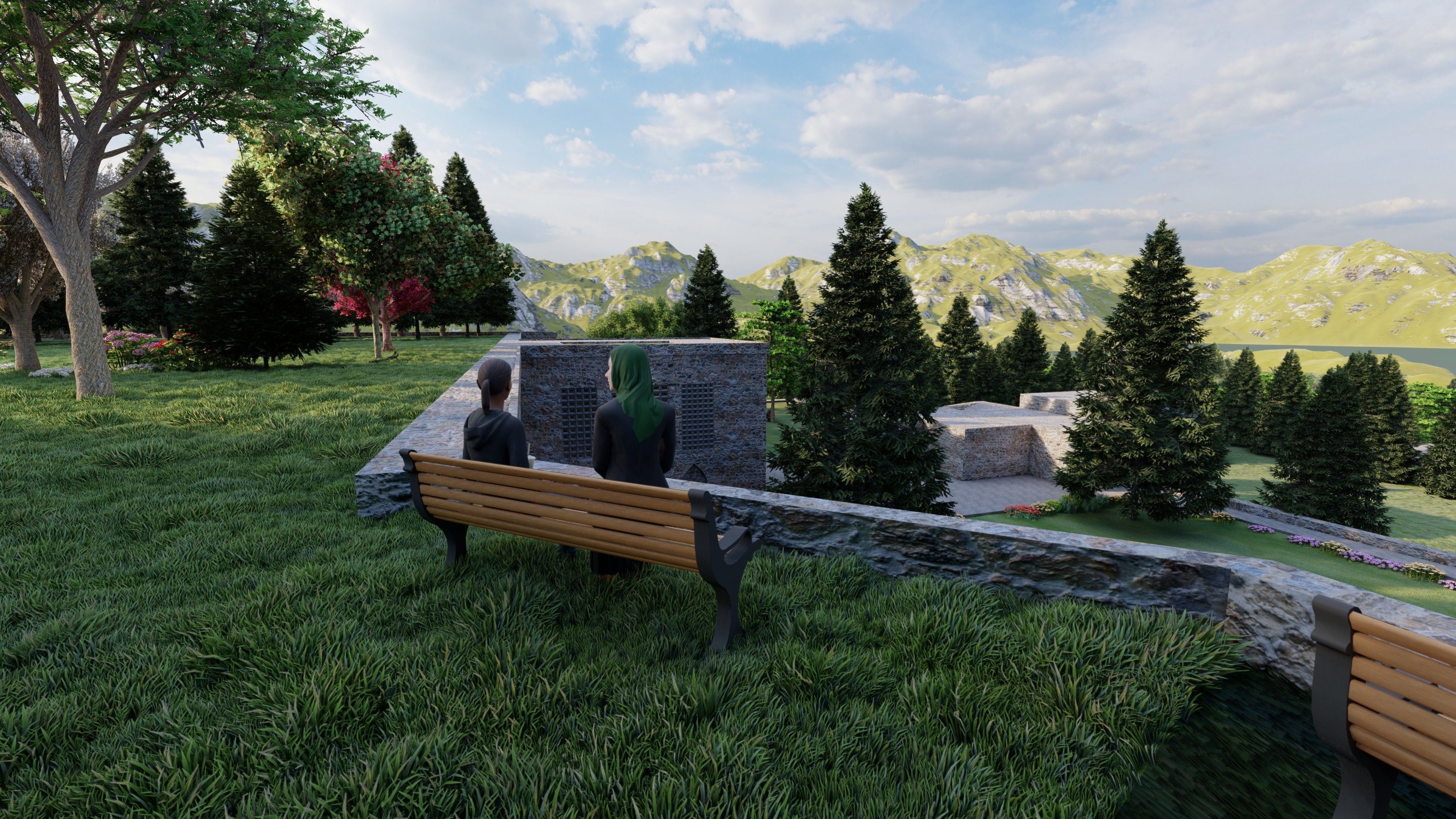 PARI MAHAL ANCIENT ARCHITECTURAL MODEL 3D model_2