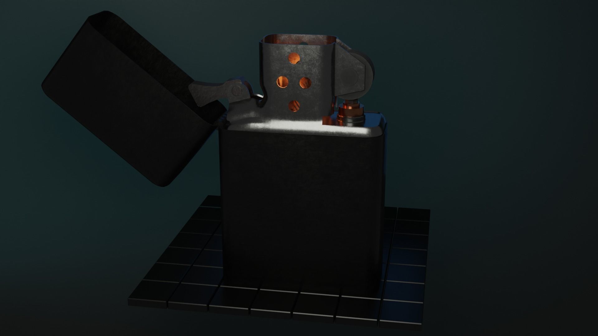 Lighter Low-poly 3D model_2