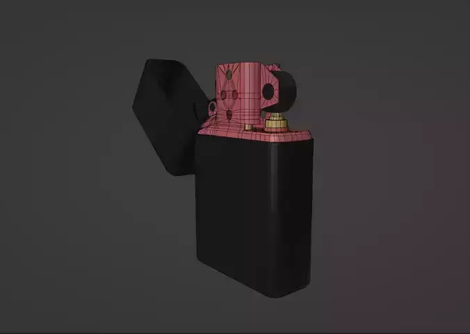 Lighter Low-poly 3D model