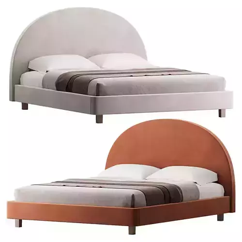 Modern double bed