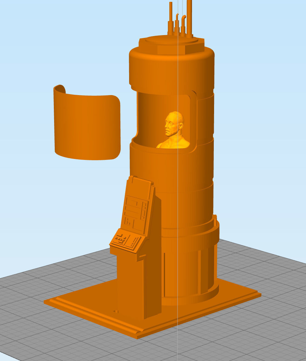 Star Wars custom Articulated Mof Gideon clone cabin 3D print model_2