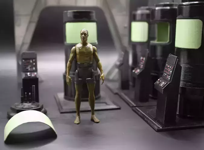 Star Wars custom Articulated Mof Gideon clone cabin