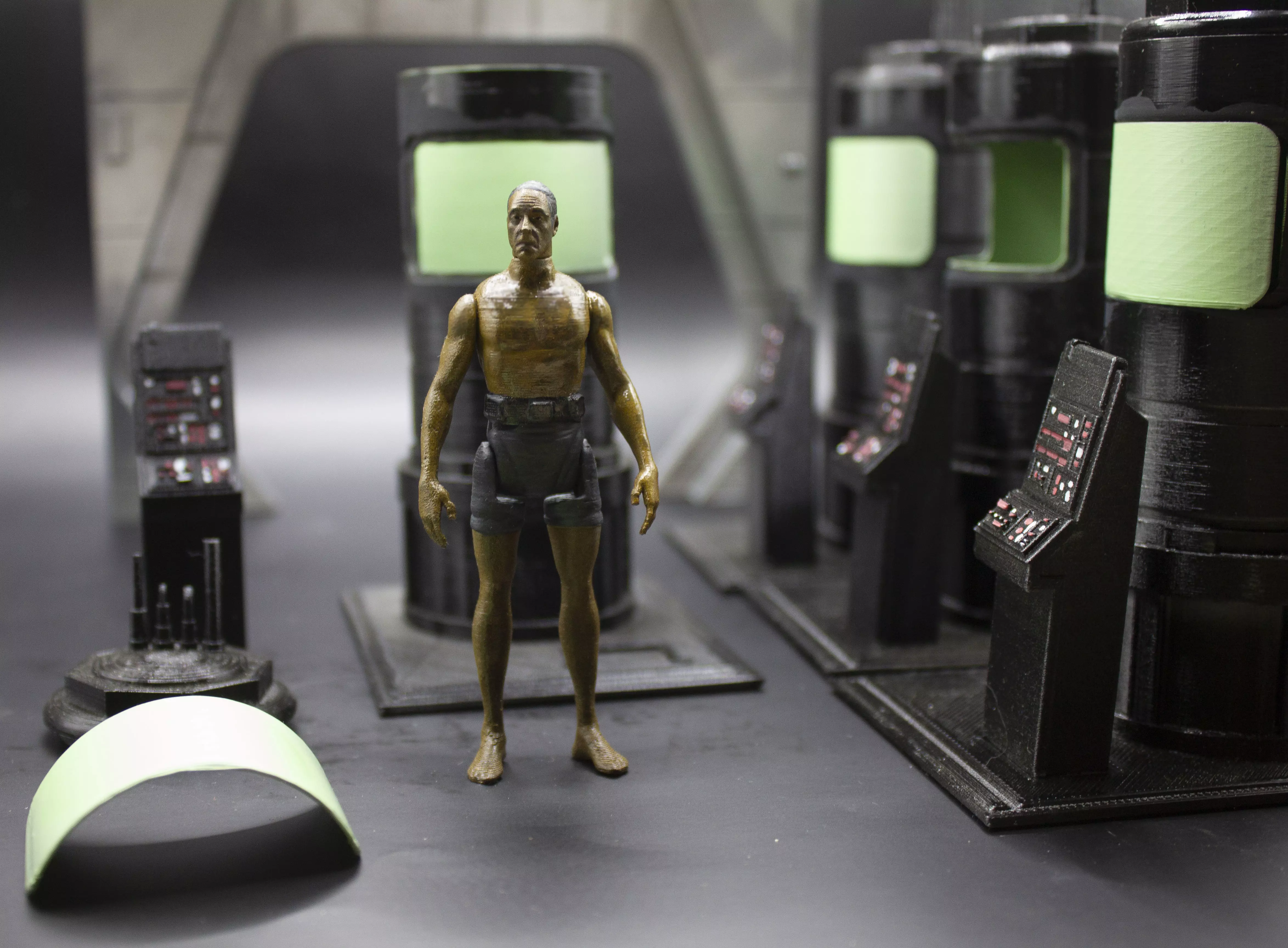 Star Wars custom Articulated Mof Gideon clone cabin 3D print model_0