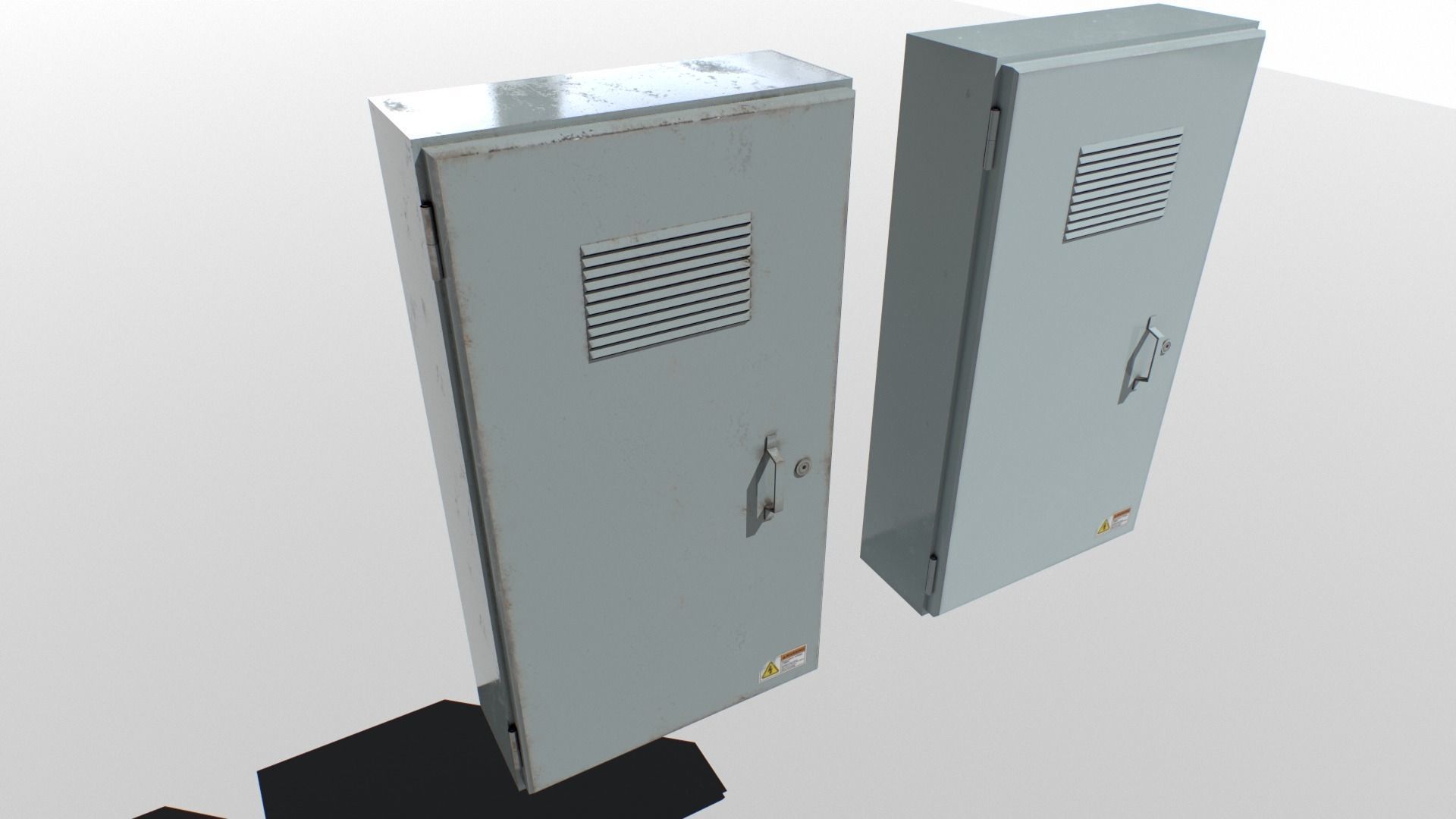 Fuse box Low-poly 3D model_2