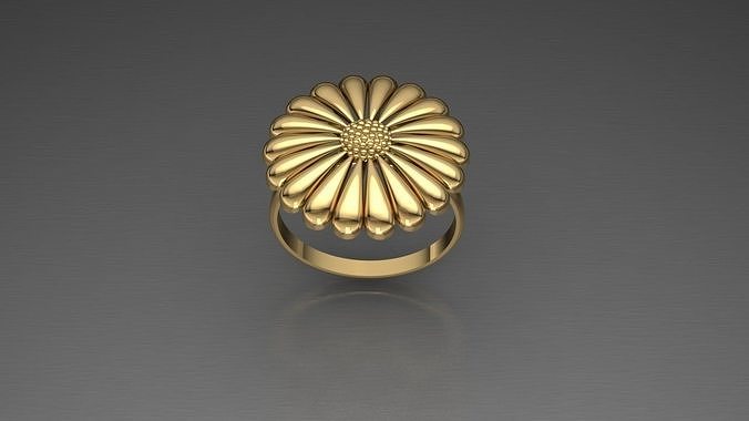 ladies ring 3D print model