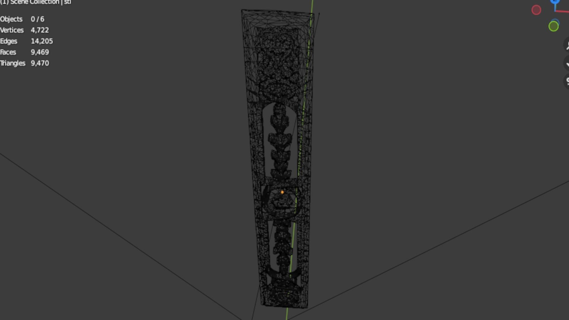 Classic decor ornament 298 3D model_5