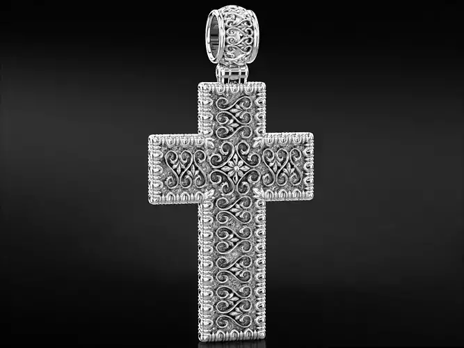 Cross with patterns of gold 783