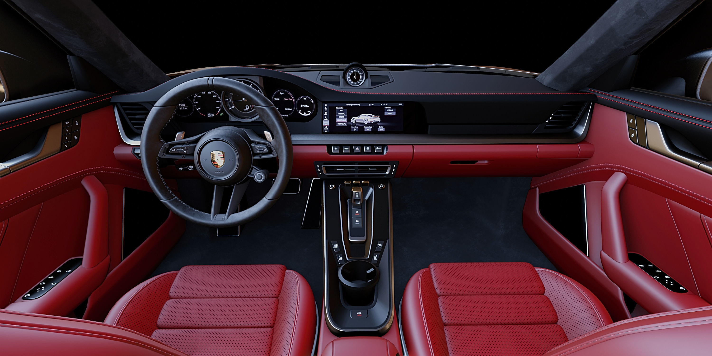 Porsche 911 Turbo S 2021 3D model_16