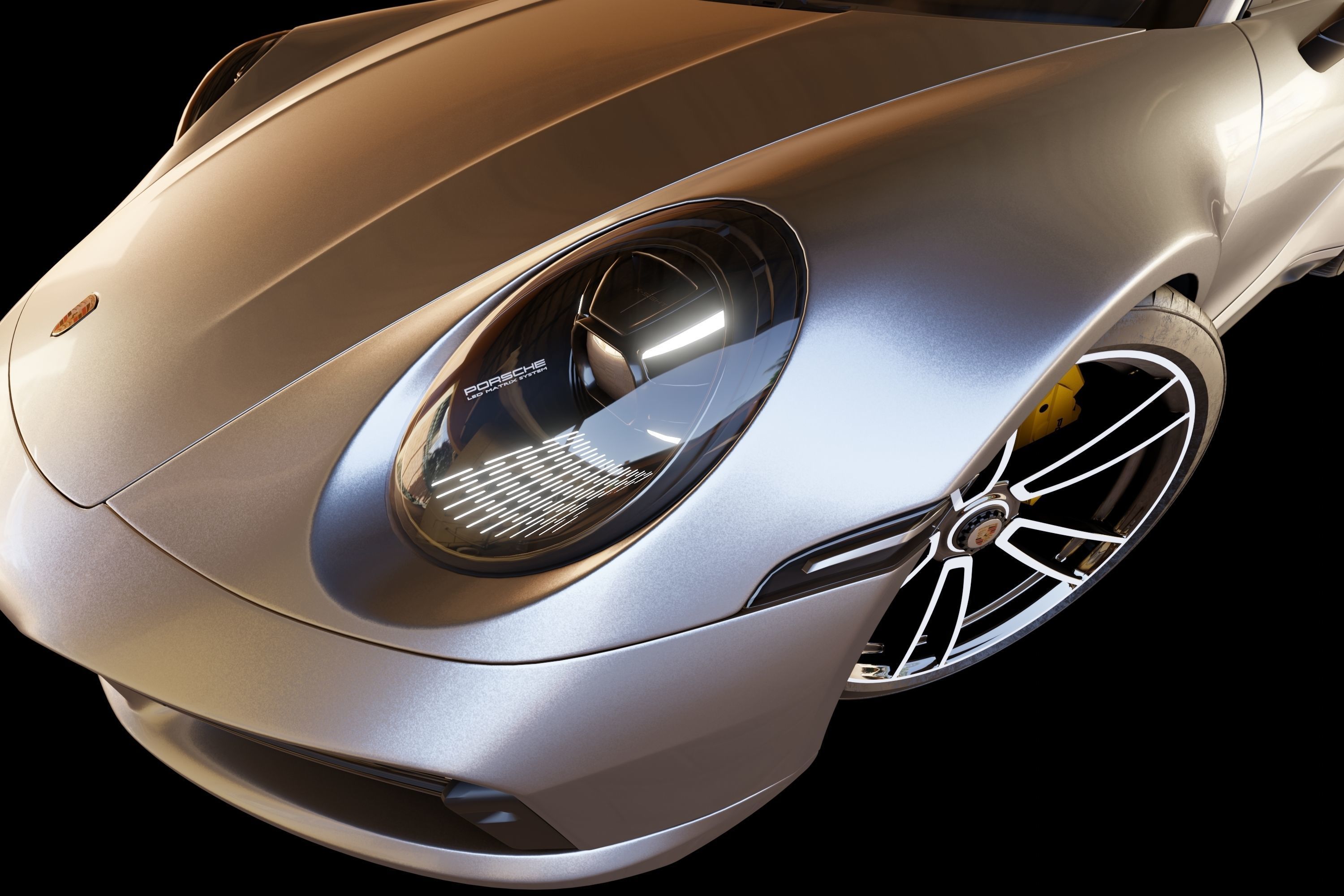 Porsche 911 Turbo S 2021 3D model_12