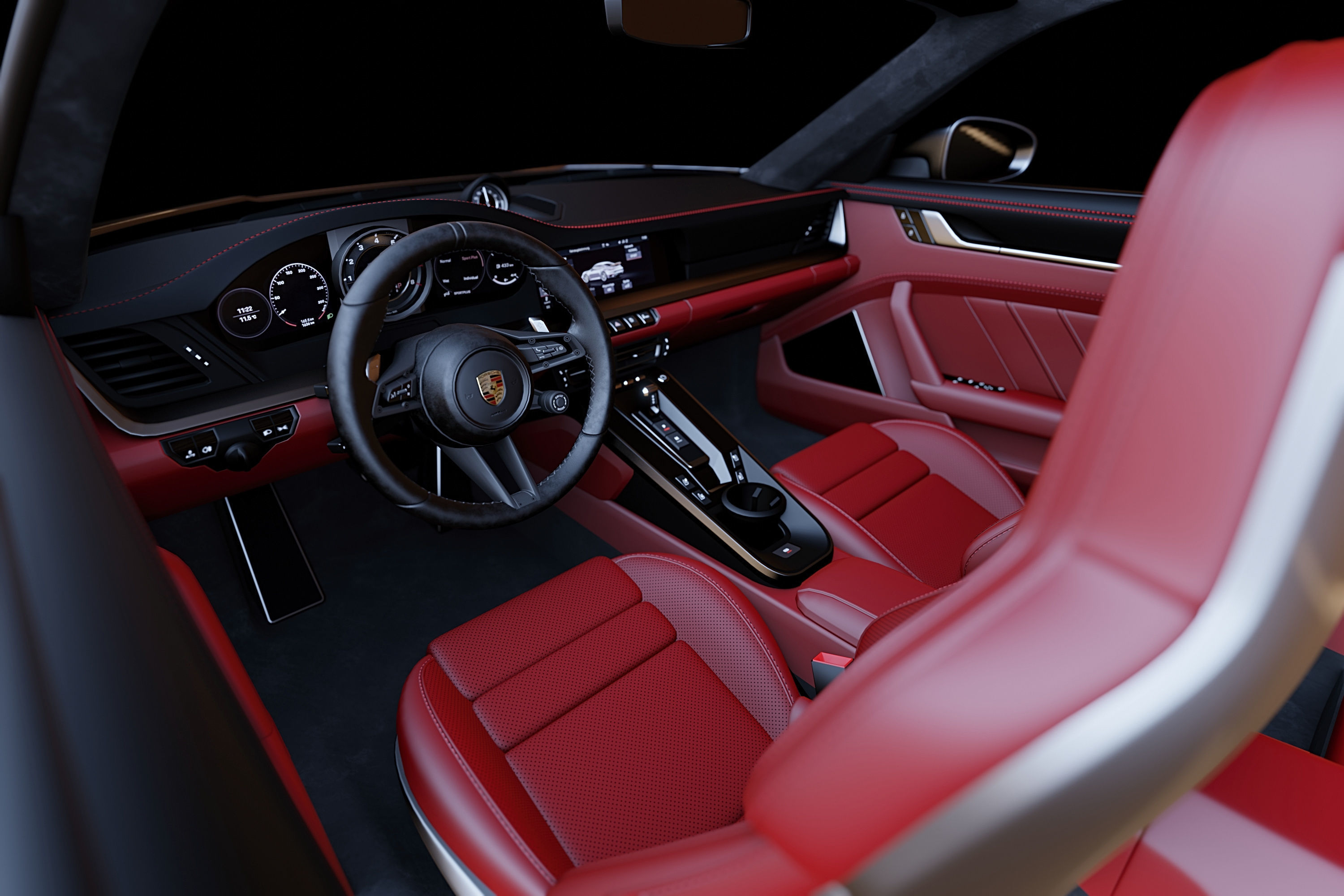 Porsche 911 Turbo S 2021 3D model_15