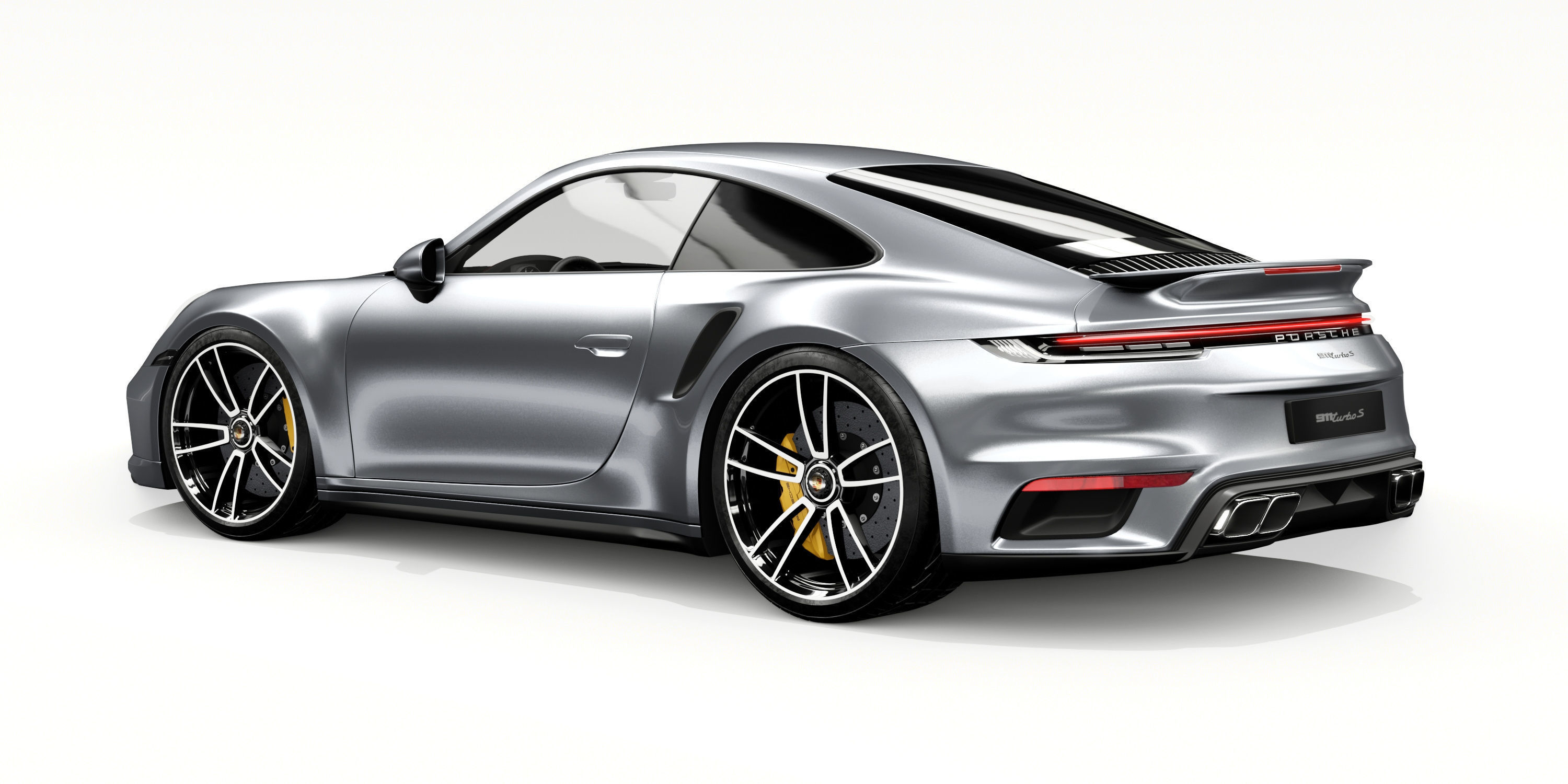 Porsche 911 Turbo S 2021 3D model_2