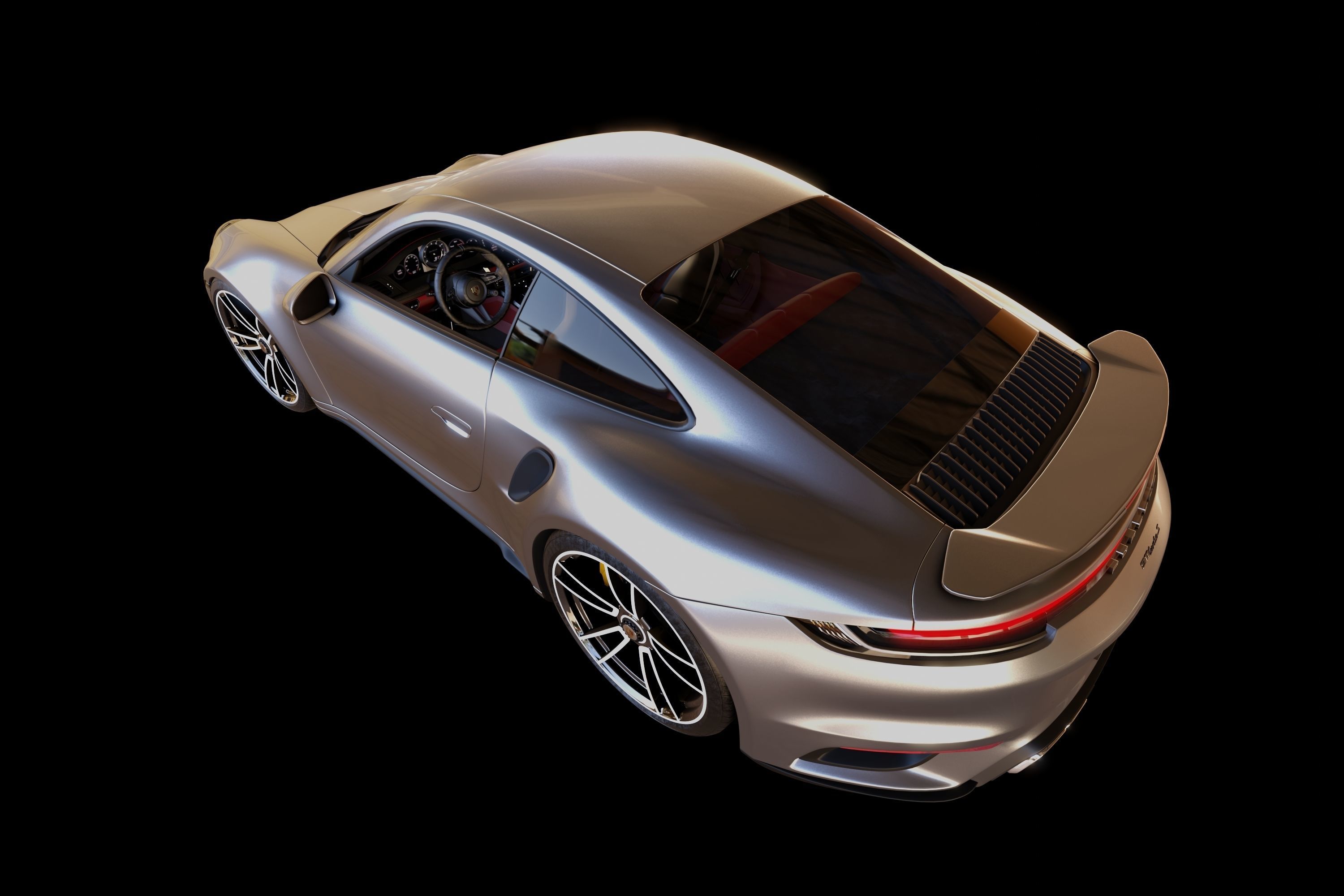 Porsche 911 Turbo S 2021 3D model_13