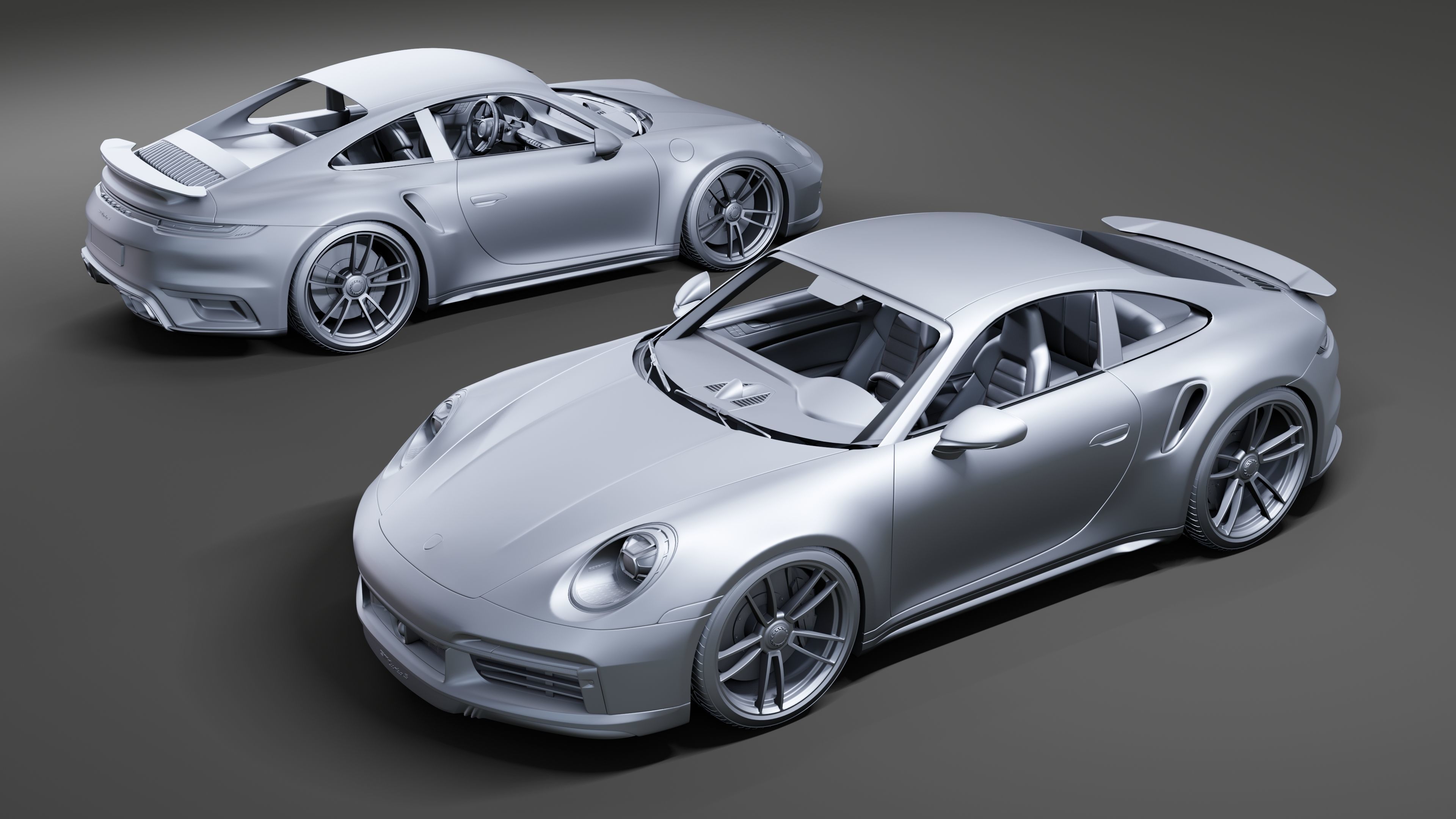 Porsche 911 Turbo S 2021 3D model_24