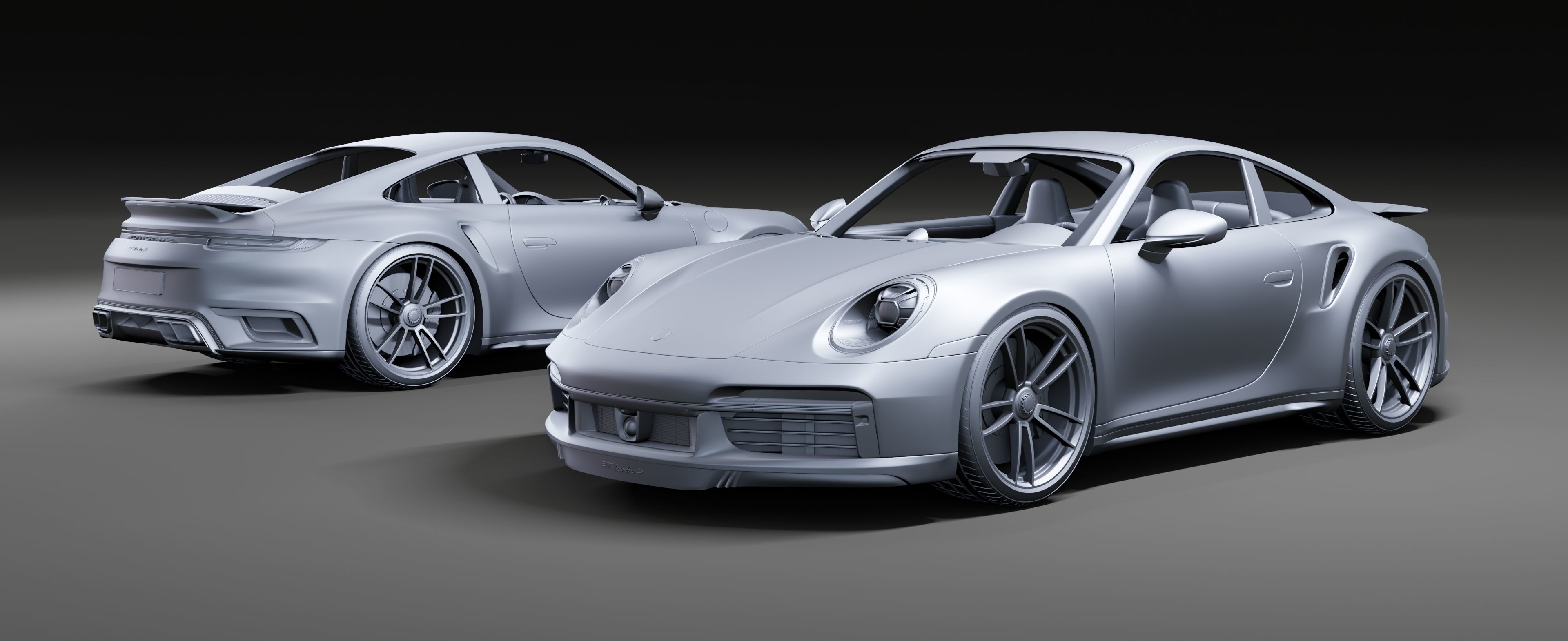 Porsche 911 Turbo S 2021 3D model_25