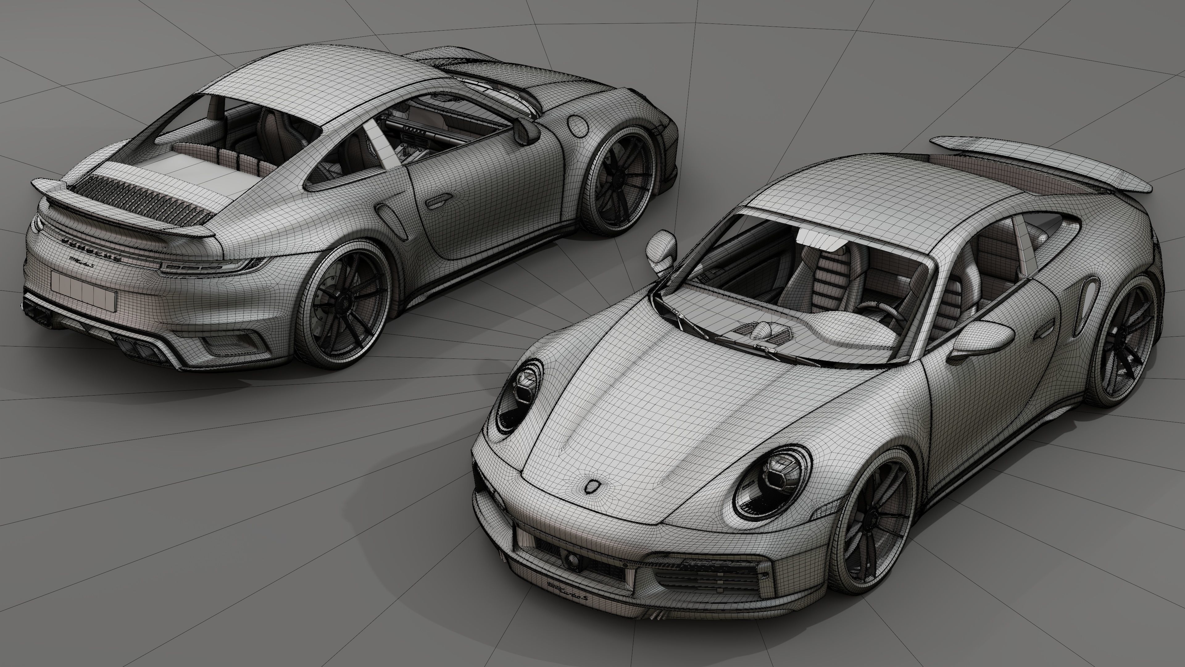 Porsche 911 Turbo S 2021 3D model_23