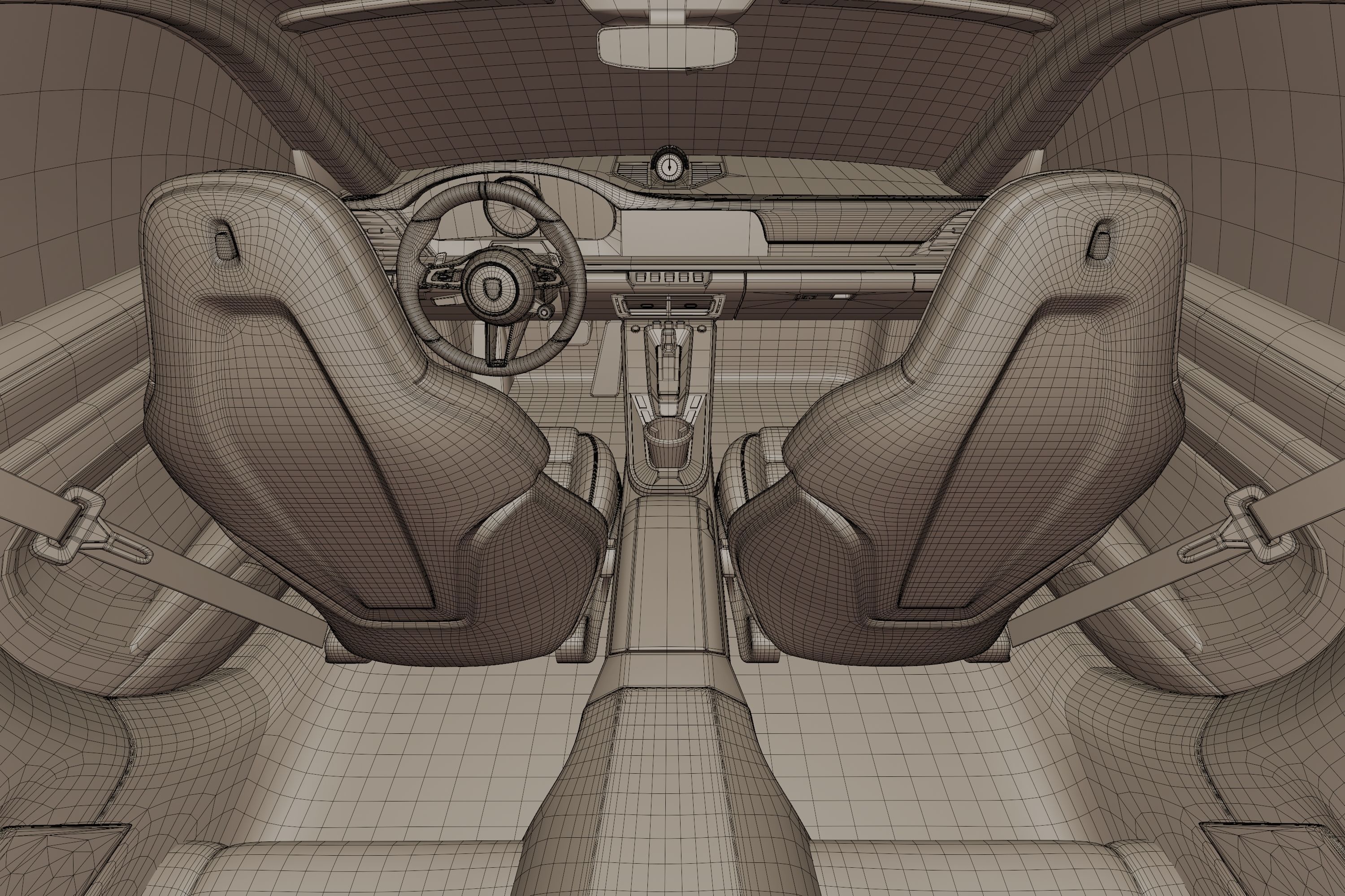 Porsche 911 Turbo S 2021 3D model_21