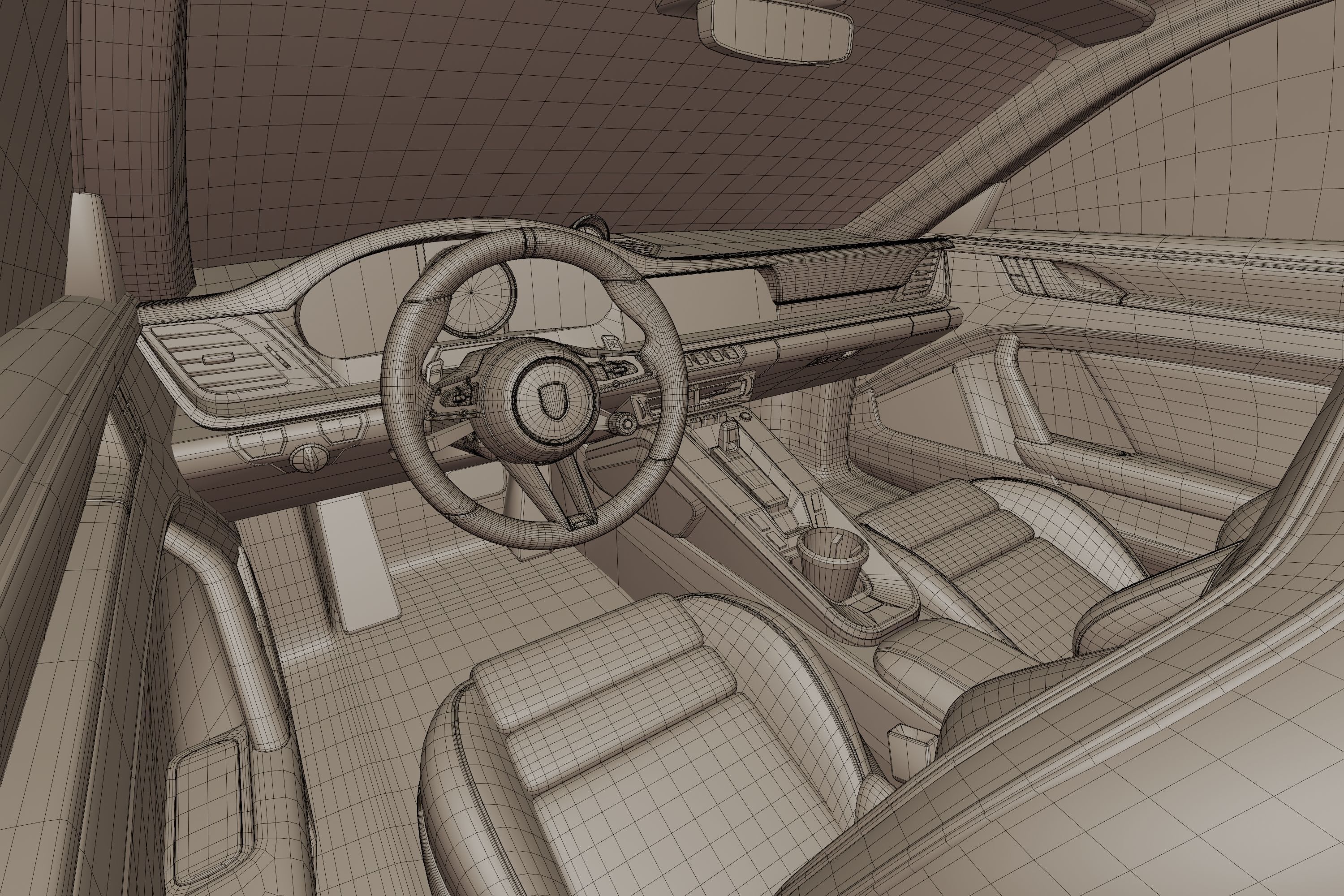 Porsche 911 Turbo S 2021 3D model_22