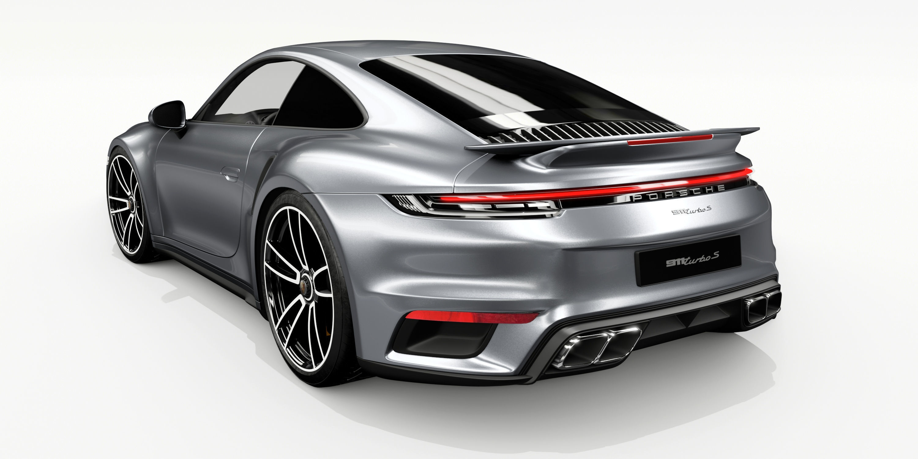 Porsche 911 Turbo S 2021 3D model_3