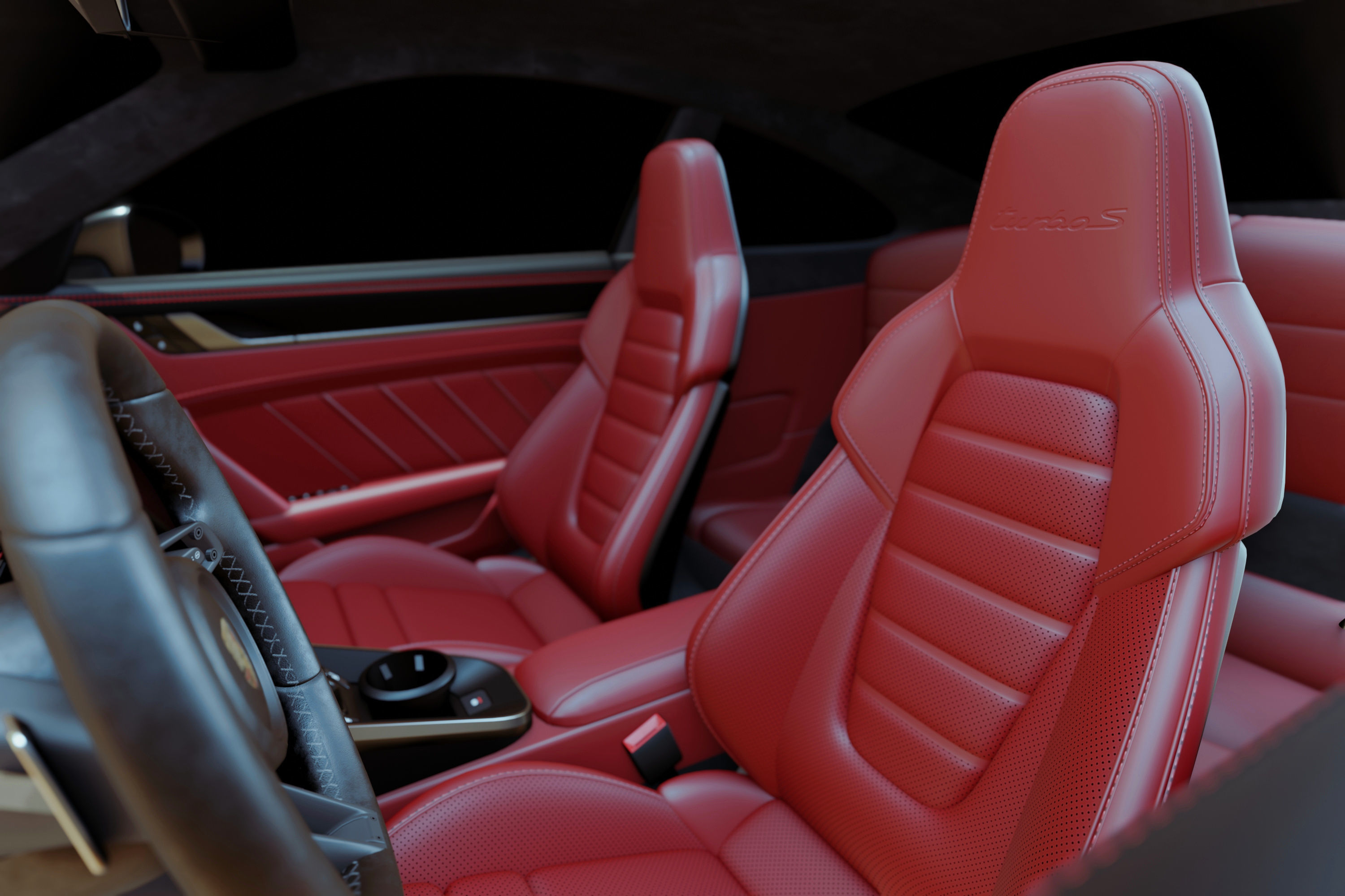 Porsche 911 Turbo S 2021 3D model_17