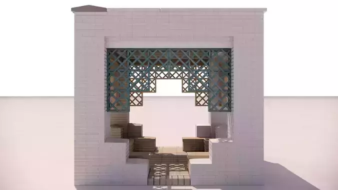 Soviet Post-modern Gazebo on Podil in Kyiv