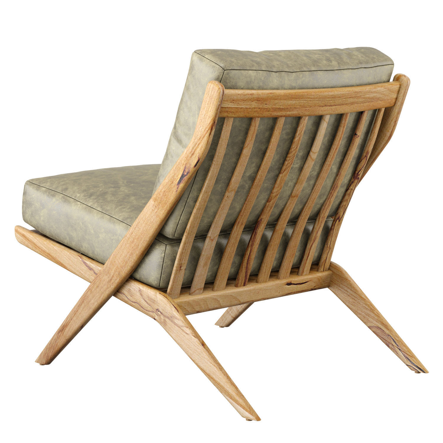 Crate and Barrel Pose Armchair 3D model_4