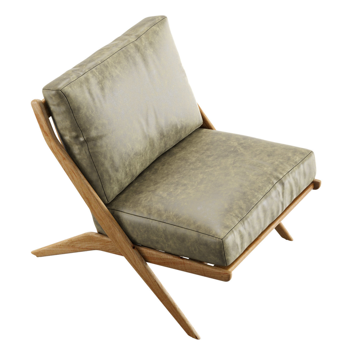 Crate and Barrel Pose Armchair 3D model_1