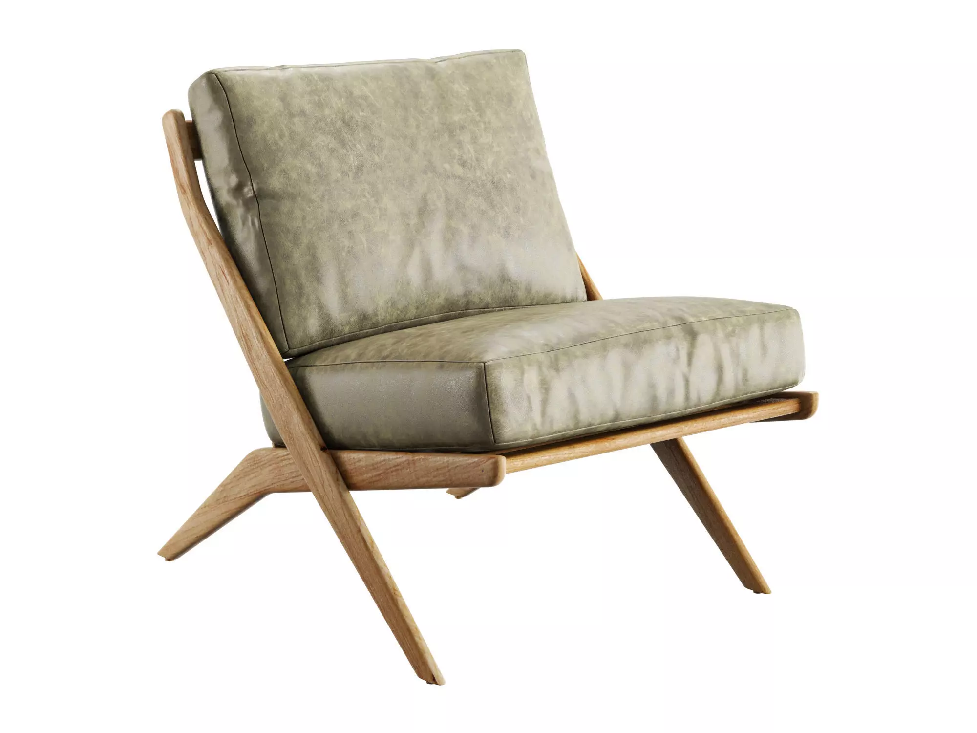 Crate and Barrel Pose Armchair 3D model_0