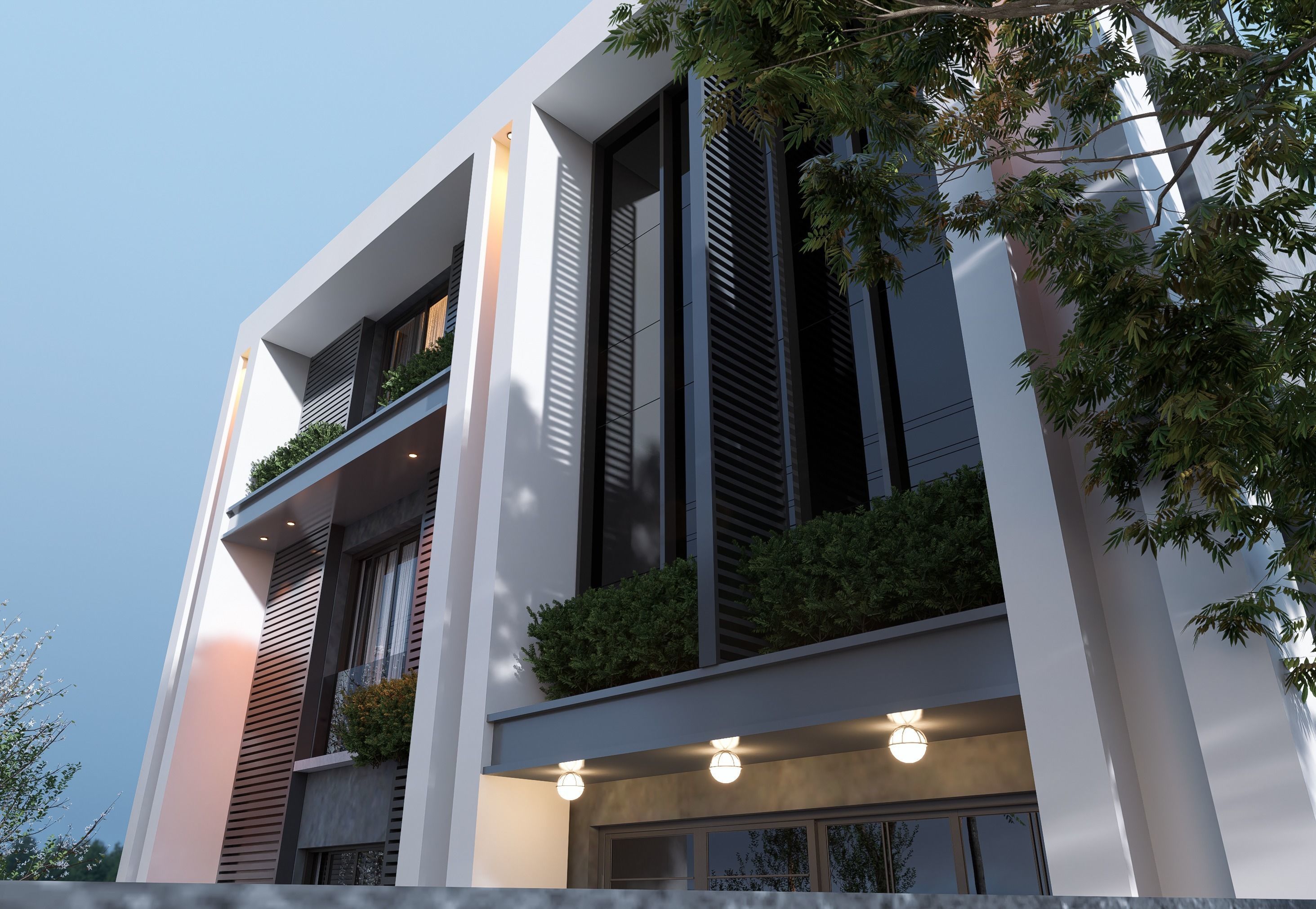 Modern Villa project 2  3D model_1