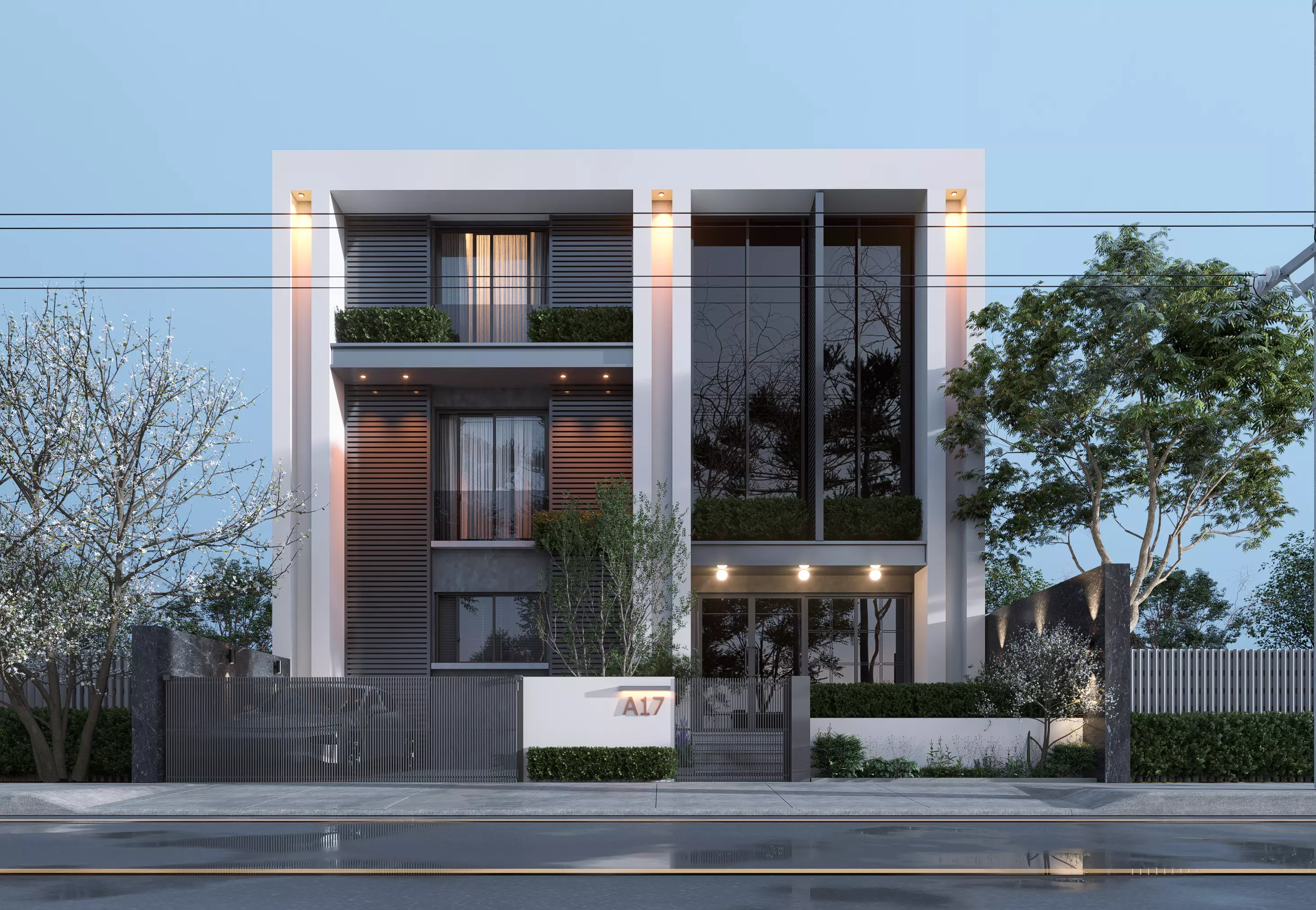 Modern Villa project 2  3D model_0