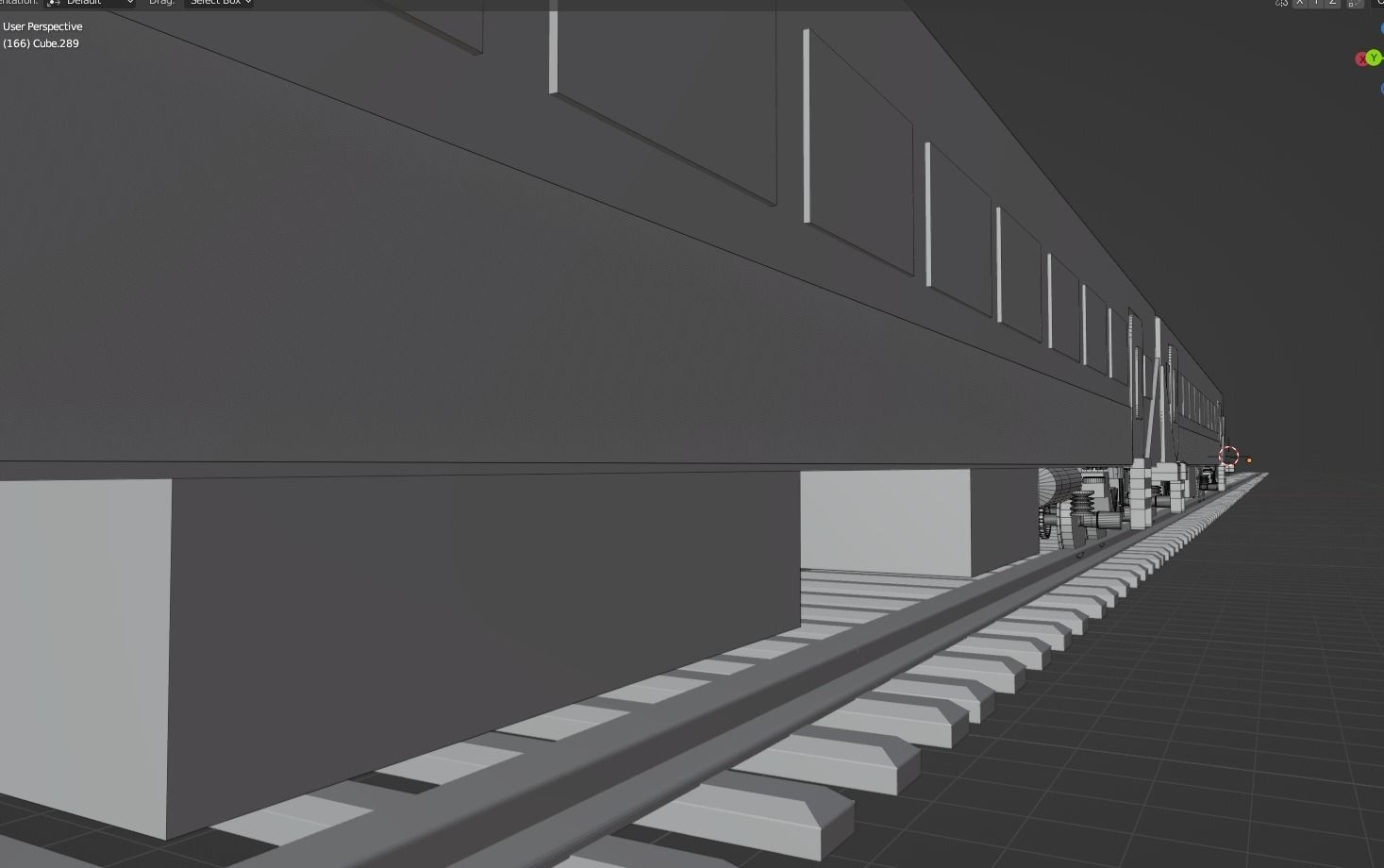 Indian LHB coach made in blender 3d Software  Free 3D model_5