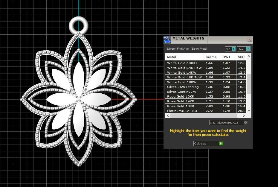 Pendant 501 3D print model_10