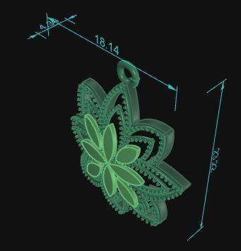 Pendant 501 3D print model_8