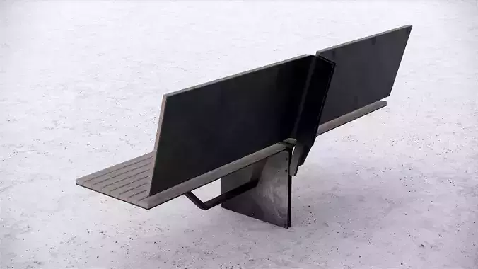 modular urban furniture collection  3D model