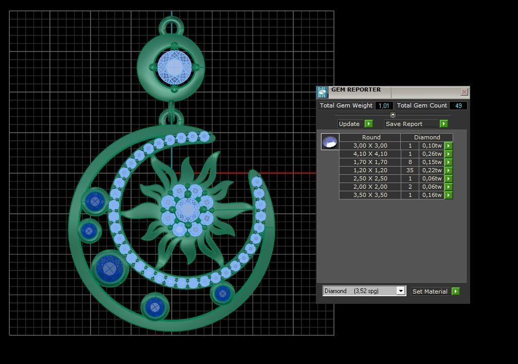 Pendant 488 3D print model_8