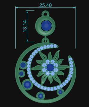 Pendant 488 3D print model_6