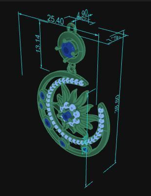 Pendant 488 3D print model_7