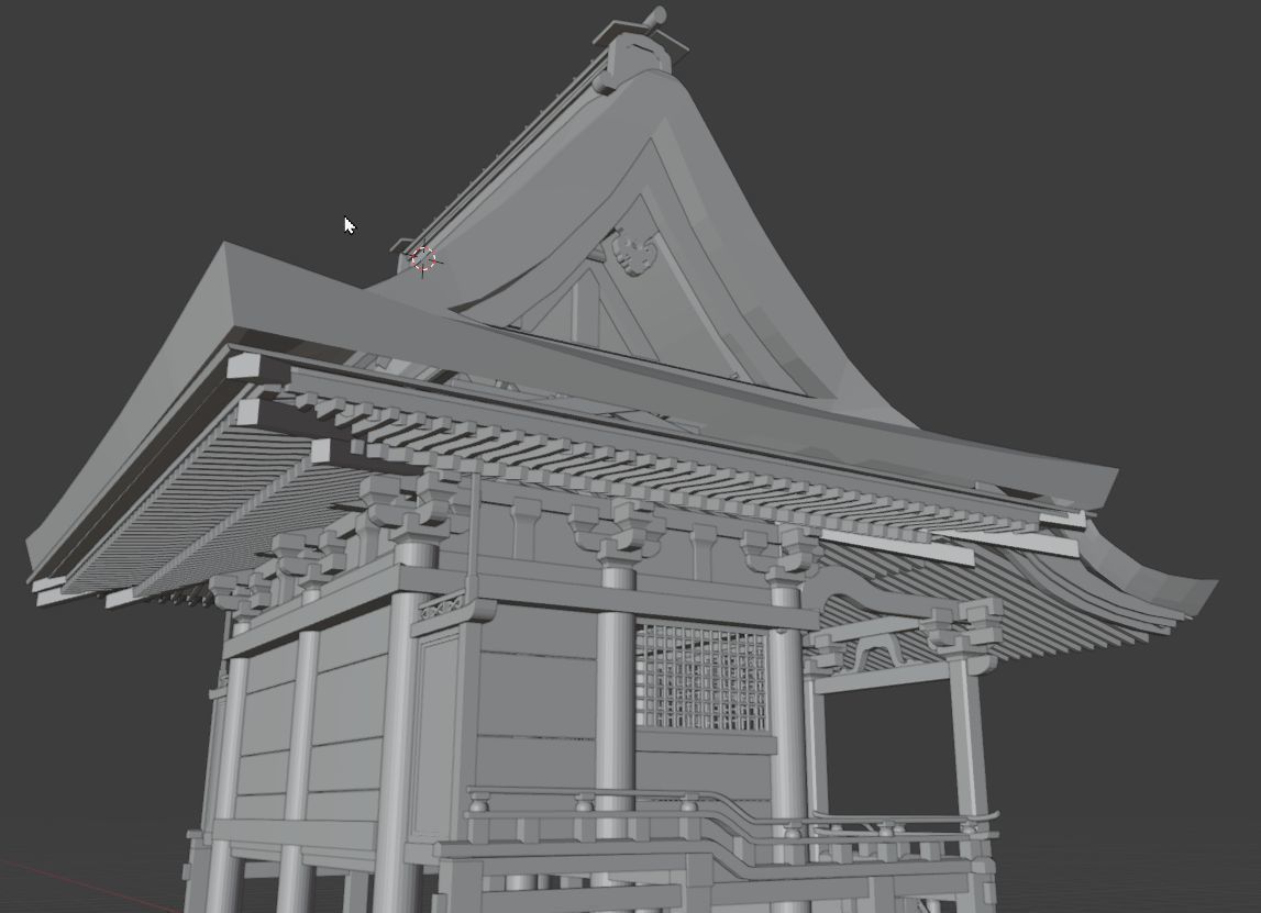 Kasuga shrine in Japan 3D model_4