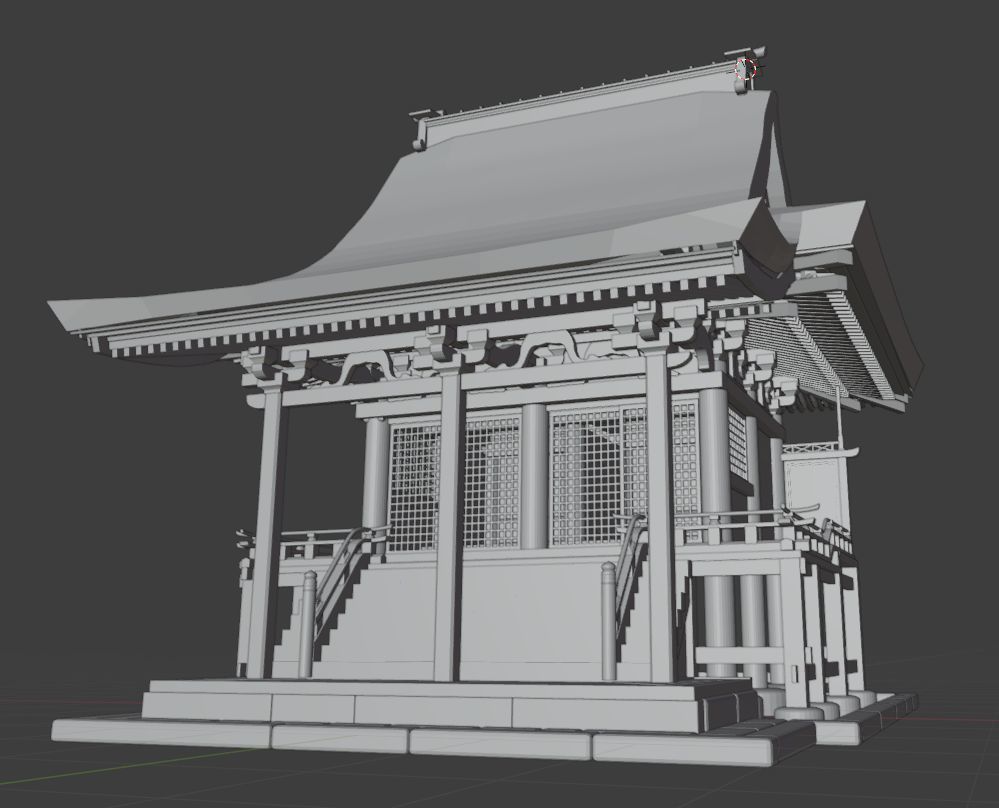 Kasuga shrine in Japan 3D model_6