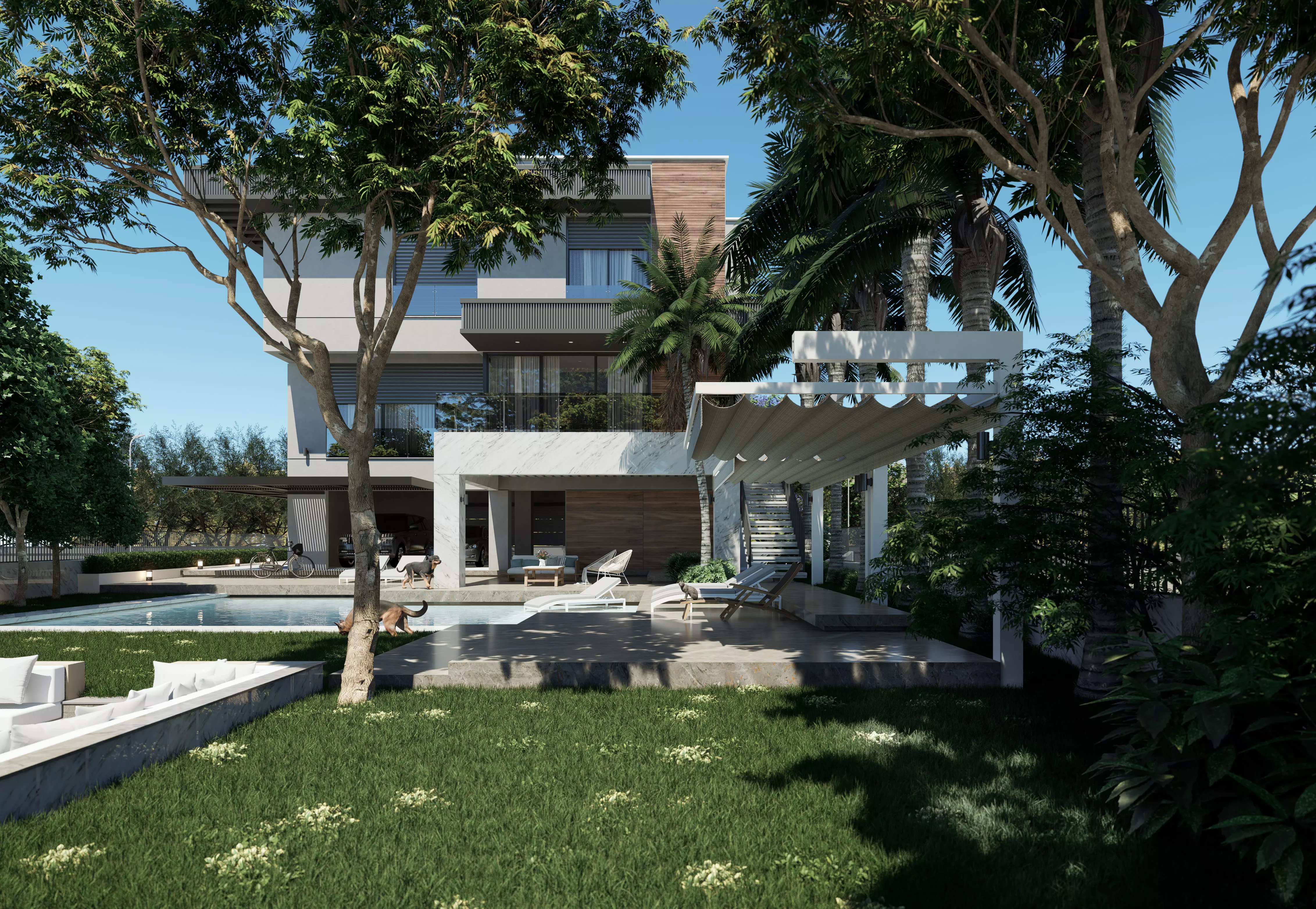 Modern Villa project 4  3D model_0