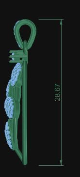 Pendant 464 3D print model_9