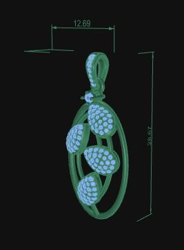 Pendant 464 3D print model_11