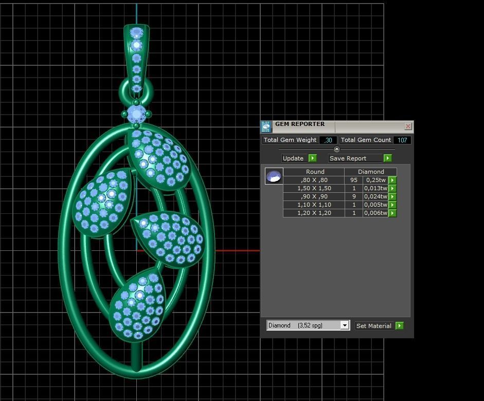 Pendant 464 3D print model_6